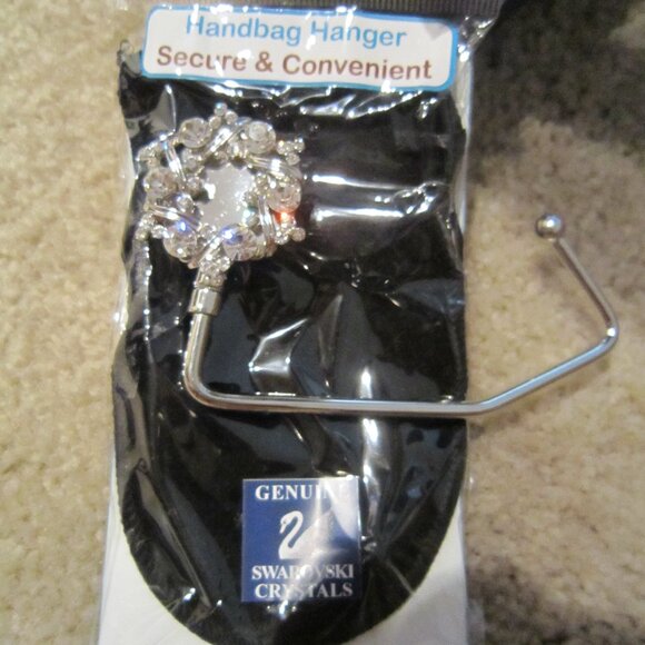 Genuine Swarovski Crystal Table Purse Hook - Picture 1 of 7